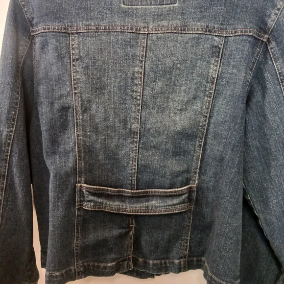 Duck Head Denim Jacket Womens Petite Large - Picture 9 of 10